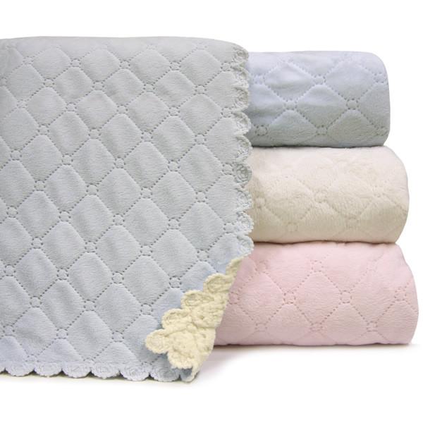 A Soft Idea Nana's Single Face Quilted Plush Baby Blanket main image 1