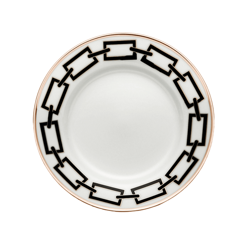 Ginori Catene Bread & Butter Plate, Nero - Charles Mayer