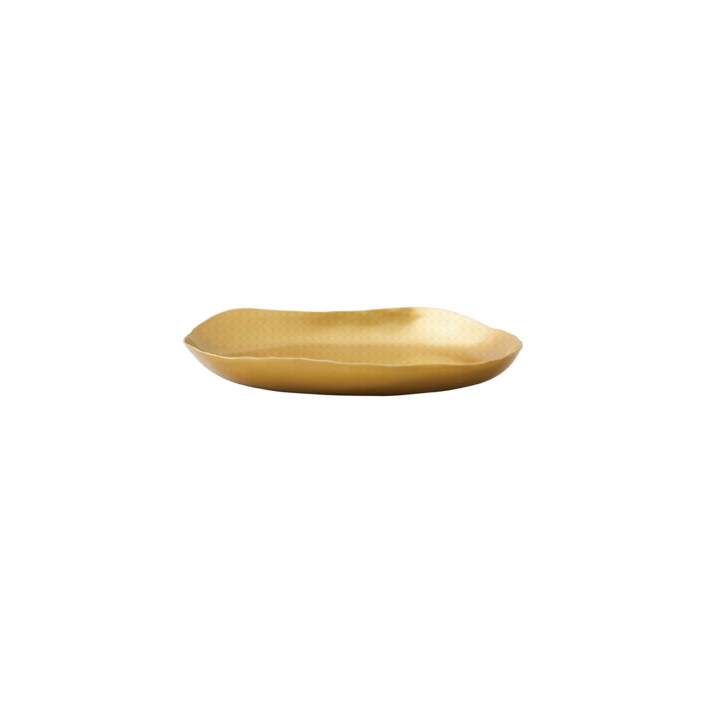 Rosy Rings Gold Pillar Candle Holder - Charles Mayer