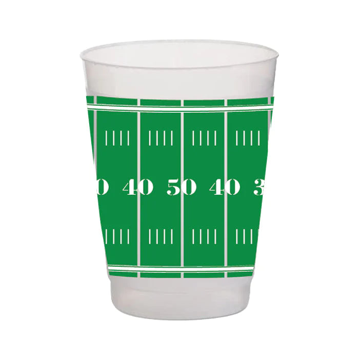 Rosanne Beck Football Field Green Cups, Set of 8, 16 oz. - Charles Mayer