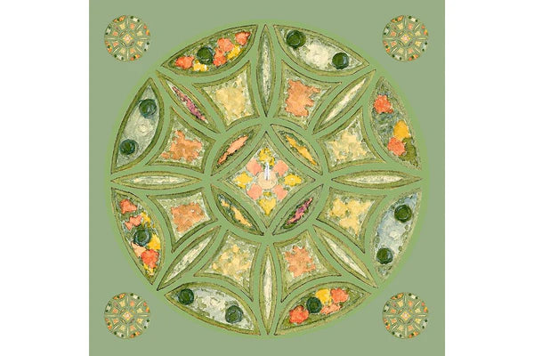 Nicolette Mayer Parterre Melon 15*15 Acrylic Tray - Charles Mayer