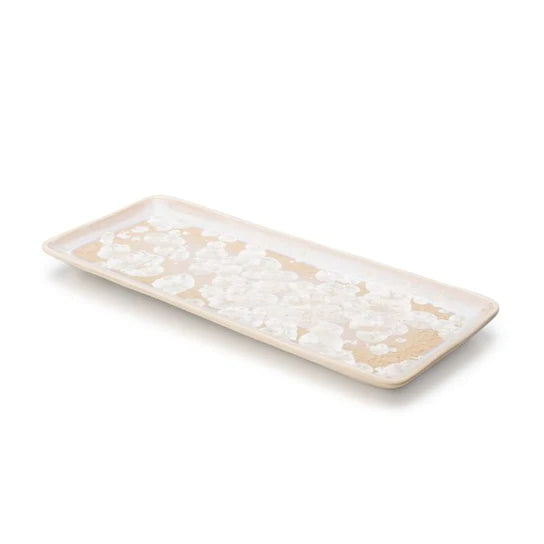 Simon Pearce Crystalline Rectangular Platter, Candent - Charles Mayer