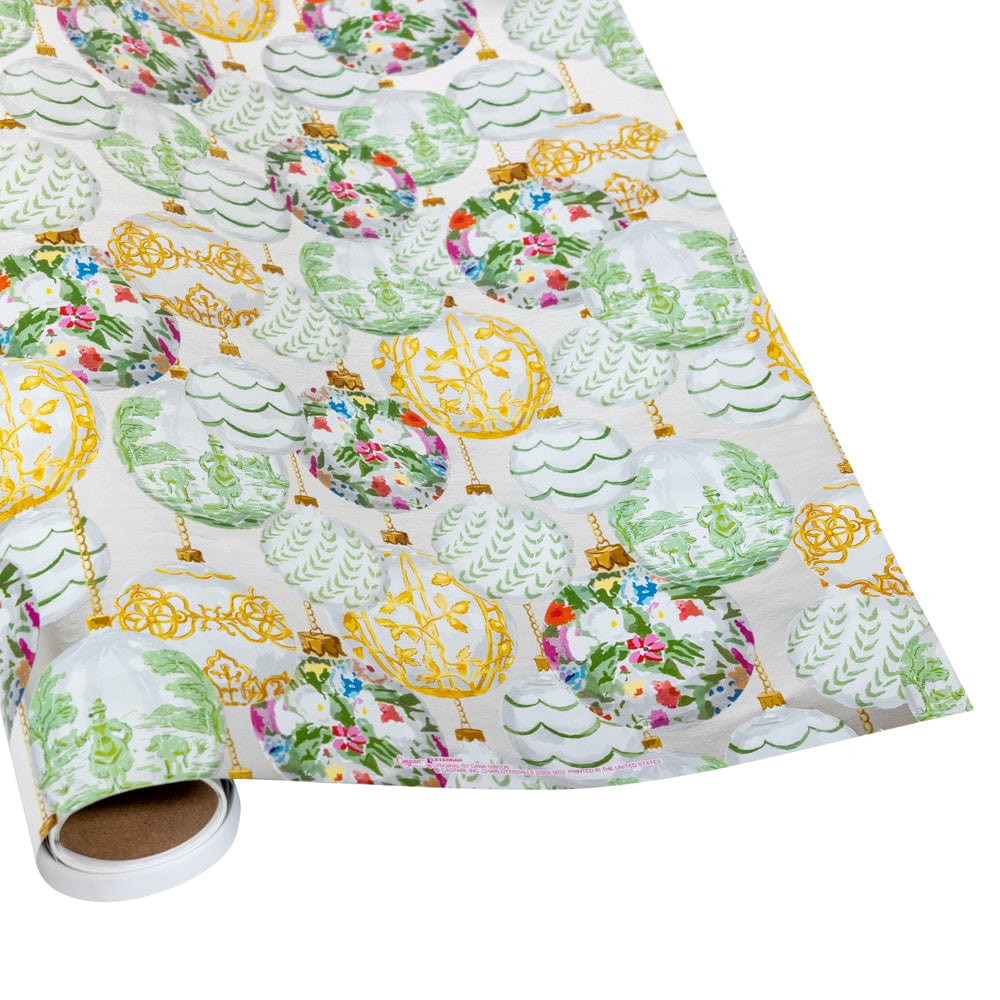 Caspari Savannah Silver Foil 30in*6 feet Wrapping Paper - Charles Mayer