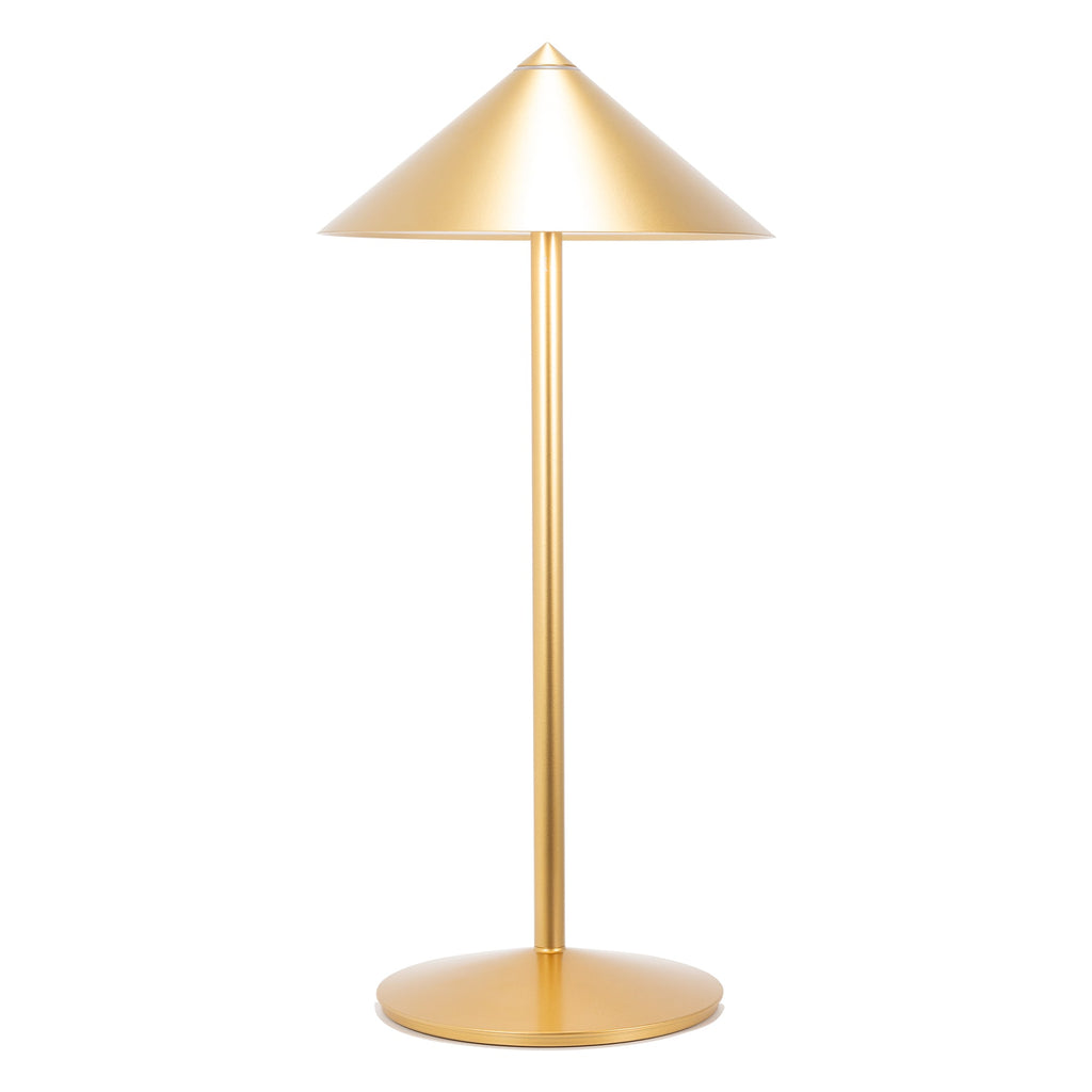 Zafferano Pina L Gold Desk Lamp - Charles Mayer