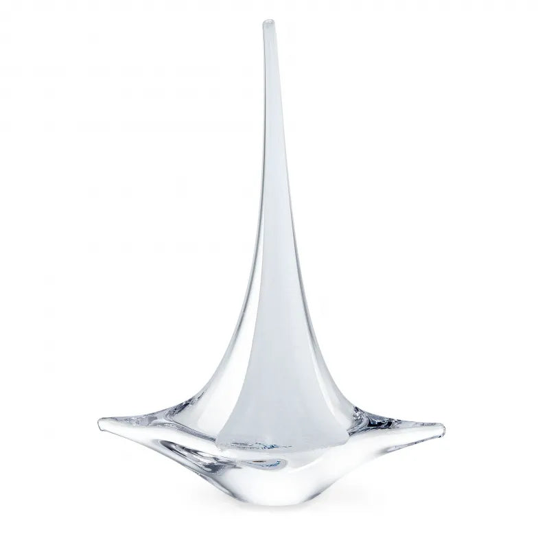 Simon Pearce Medium White Sailboat - Charles Mayer