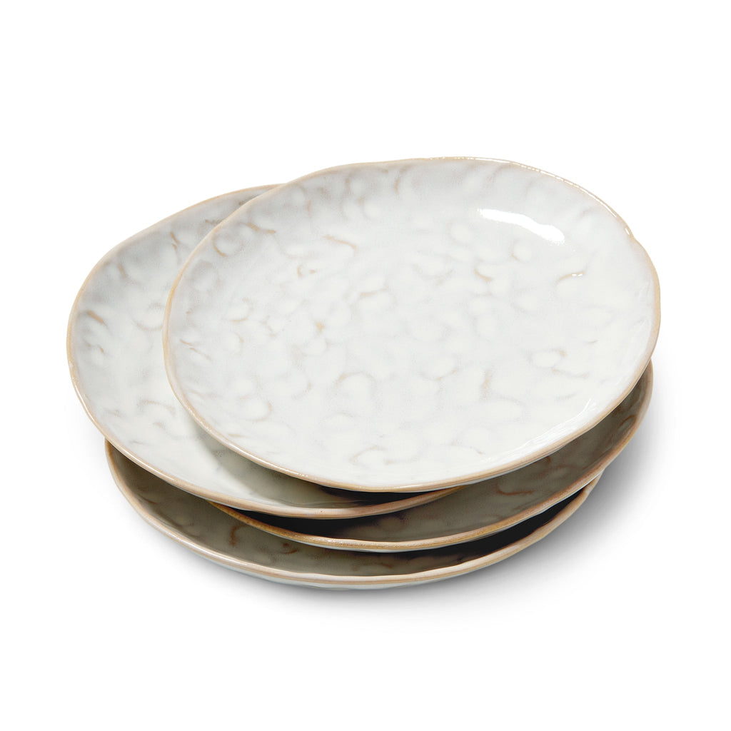 Simon Pearce Cloud Burlington Appetizer Plate, Set/4 - Charles Mayer