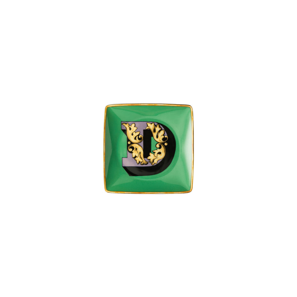 Versace Holiday Alphabet "D" Plate - Charles Mayer