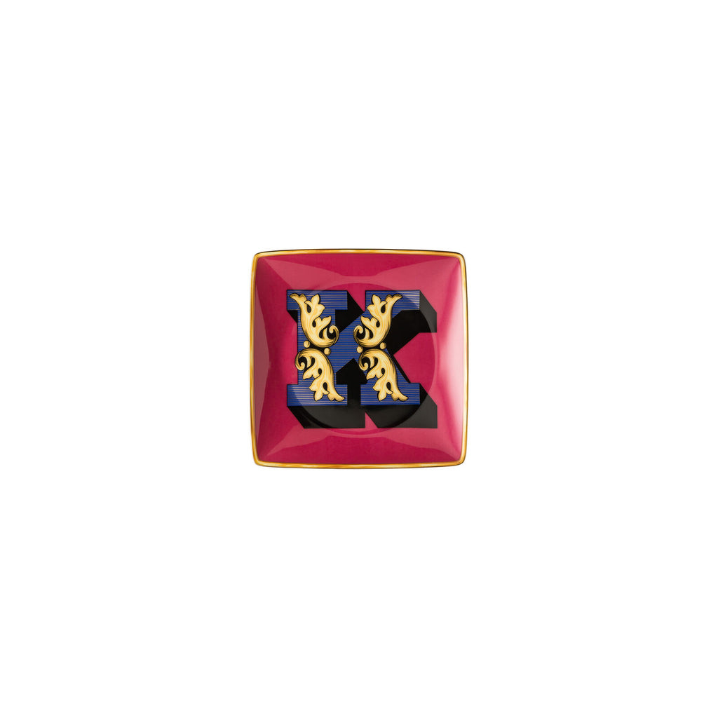 Versace Holiday Alphabet "K" Plate - Charles Mayer