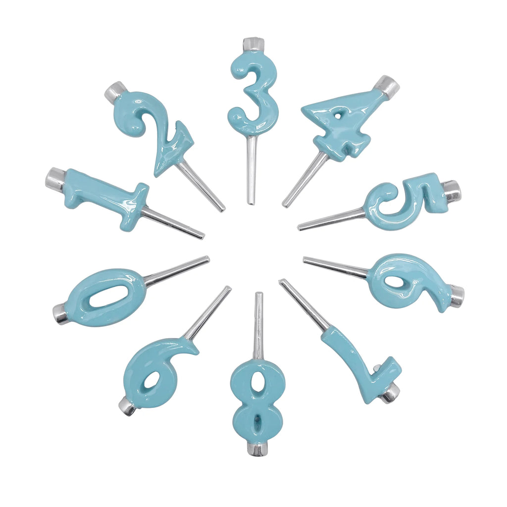 Mariposa Aqua Candle Holder Set - Charles Mayer