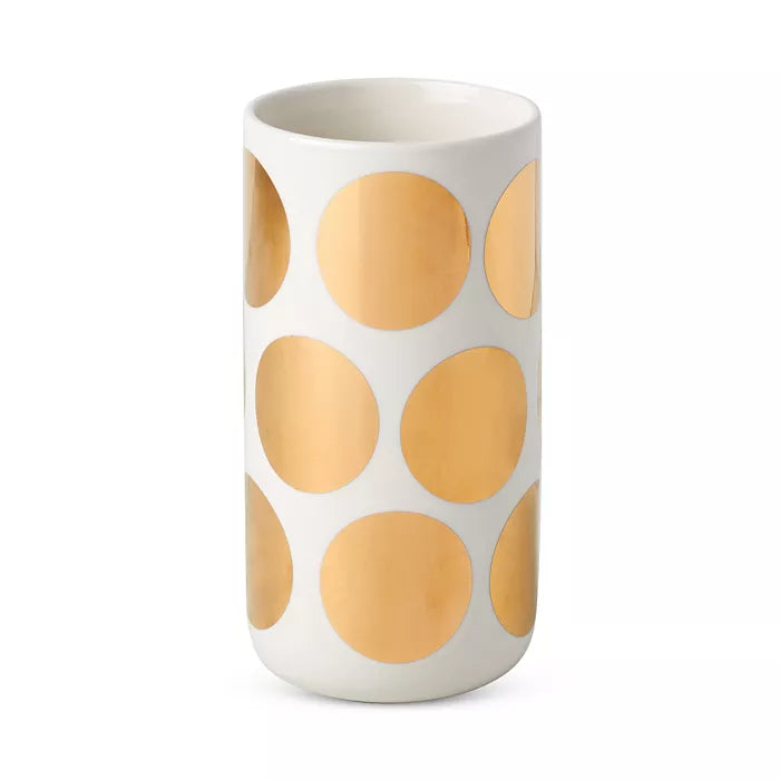 Kate Spade Gold Dot Vase - Charles Mayer