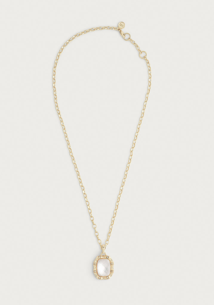 Anabel Aram Bamboo Mother of Pearl Necklace - Charles Mayer