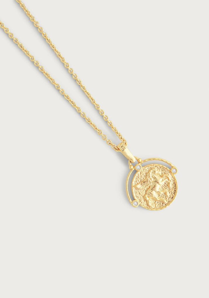 Anabel Aram Gold Coin Necklace - Charles Mayer