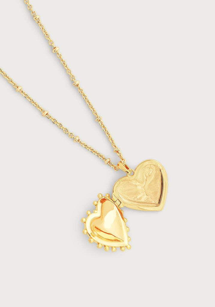 Anabel Aram Heart Large Locket Necklace - Charles Mayer