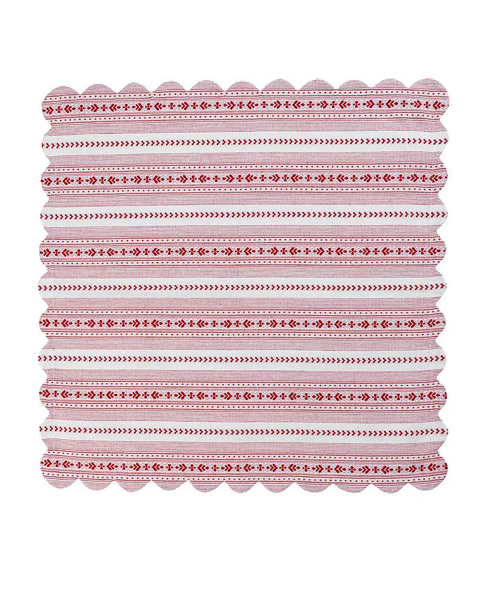 Juliska Villa Stripe 52" Square Cablecloth - Charles Mayer