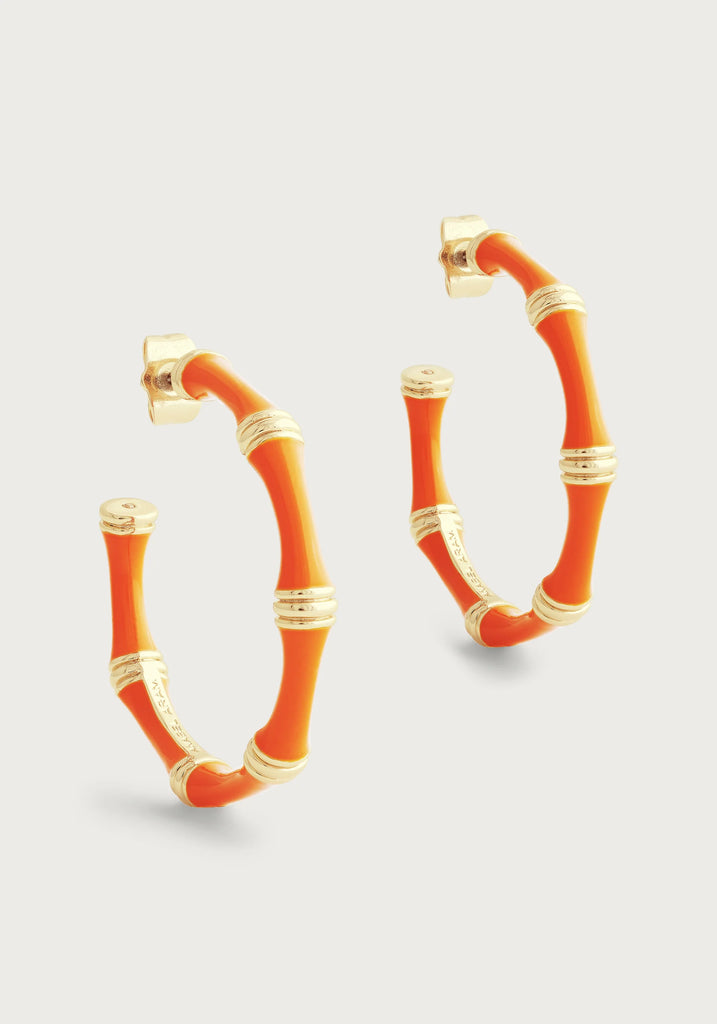 Anabel Aram Clementine & Gold Bamboo Hopp Earrings - Charles Mayer