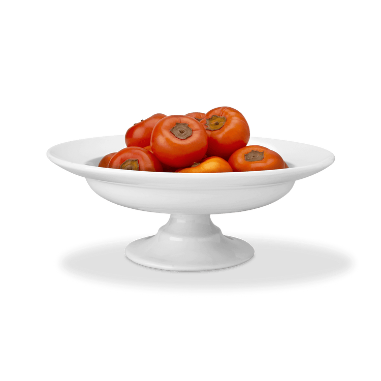 Match 1508 Pedestal White Serving Bowl - Charles Mayer