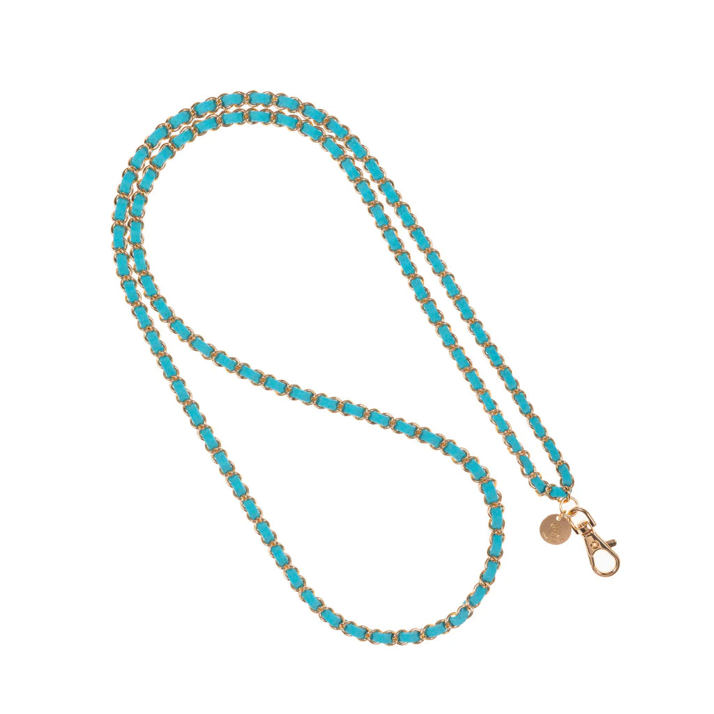 Miami Chains Sky Blue Crossbody Phone Chain - Charles Mayer