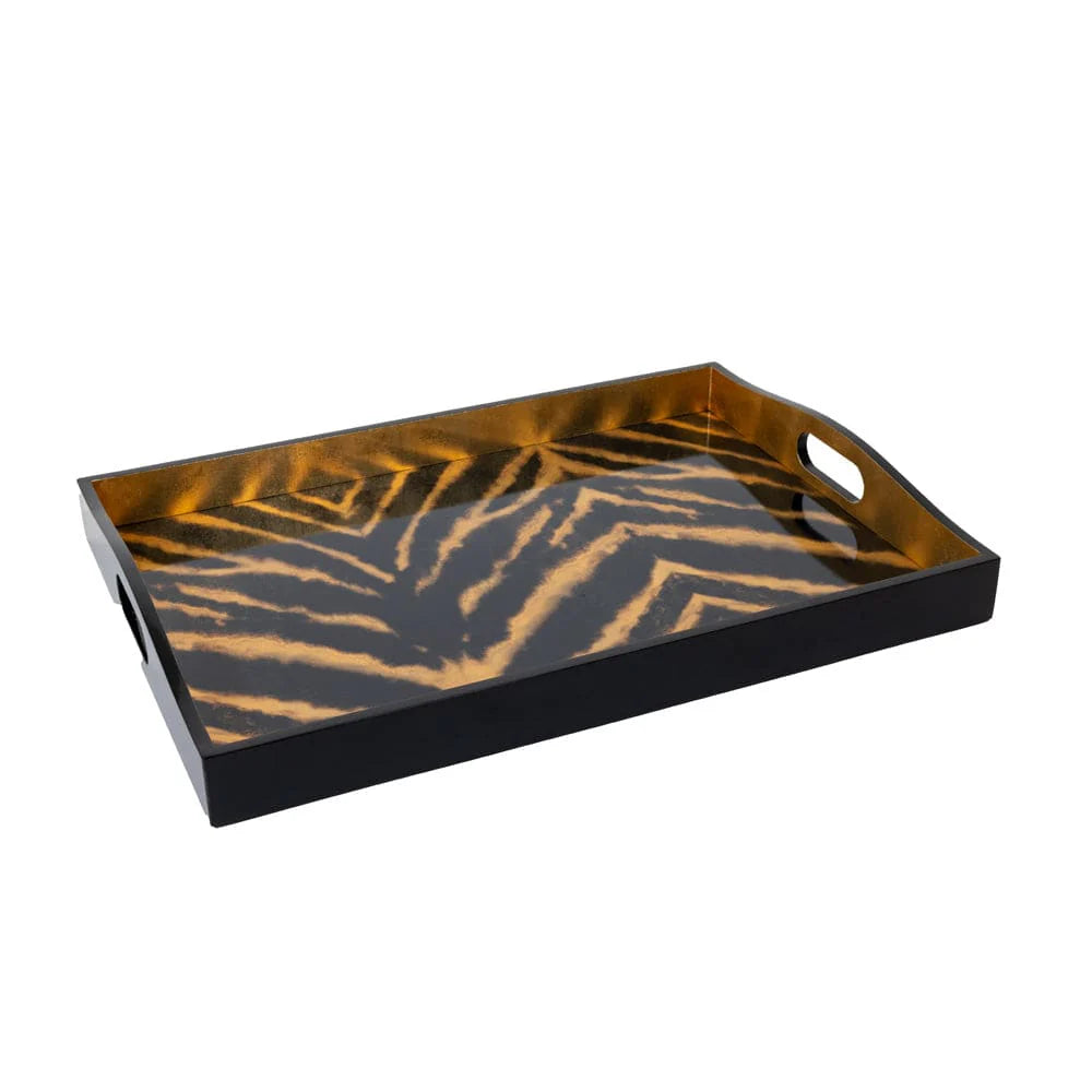 Caspari Go Wild Large Rectangle Tray - Charles Mayer