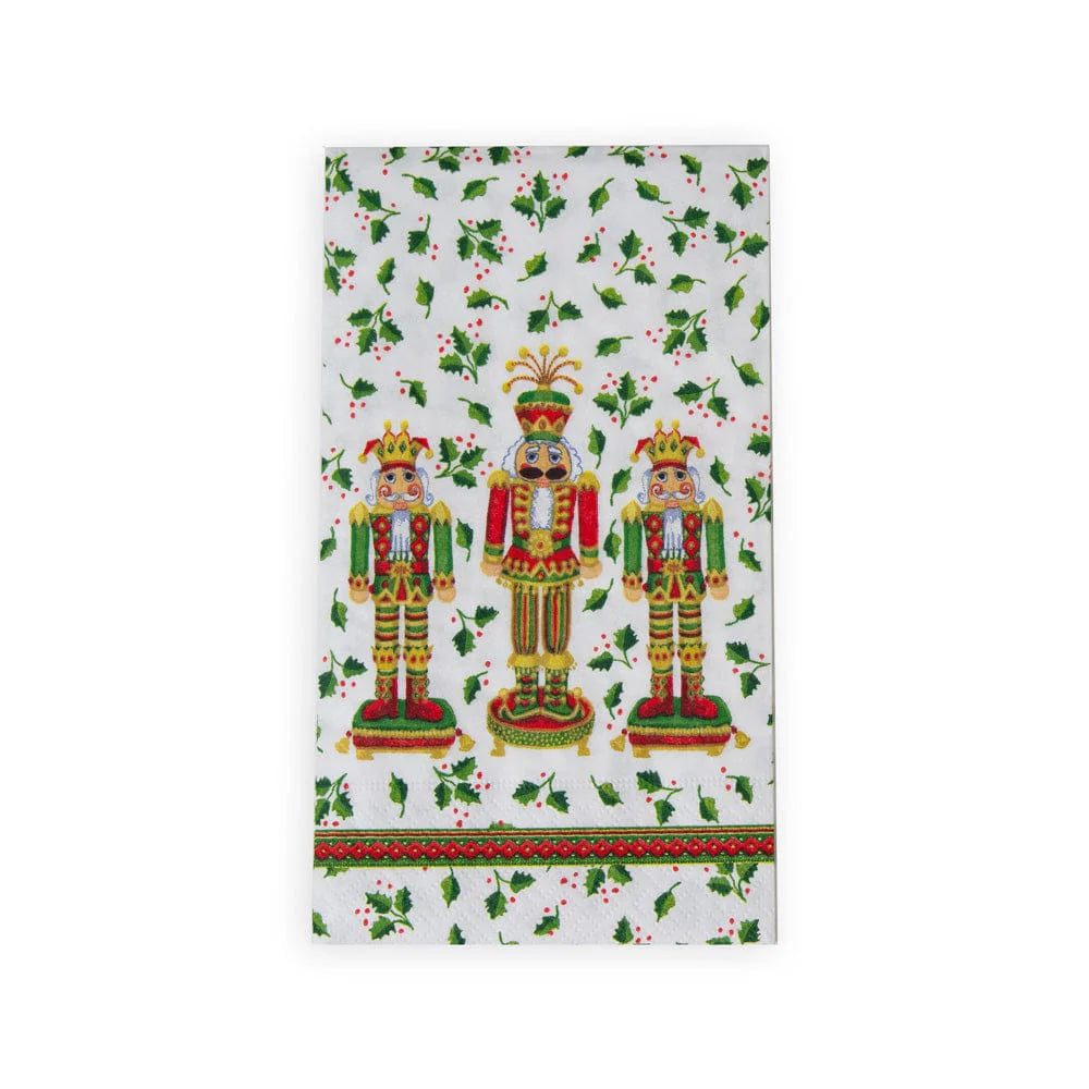 Caspari Nutcracker Guest Towel - Charles Mayer