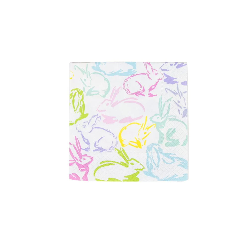 Caspari Hip Hop Cocktail Napkin - Charles Mayer