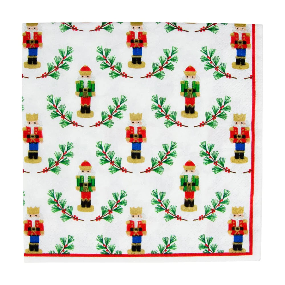 Caspari Little Nutcracker Luncheon Napkin - Charles Mayer