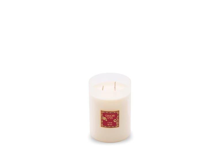 Ginori Rubrum Cuoio Rosso Large Scented Candle - Charles Mayer