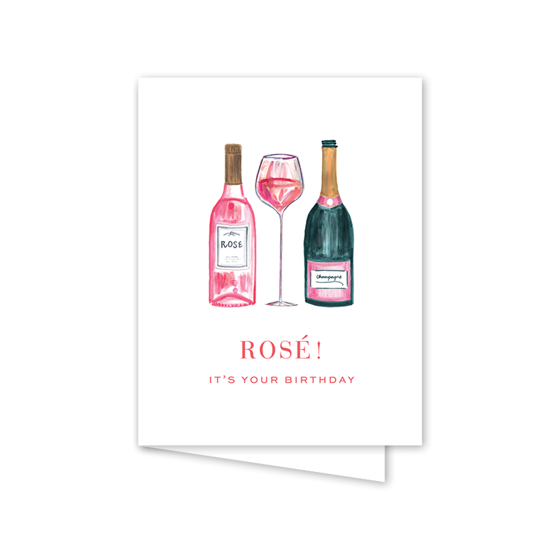 Dogwood Hill - Champagne and Rosé Birthday: Single Card - Charles Mayer