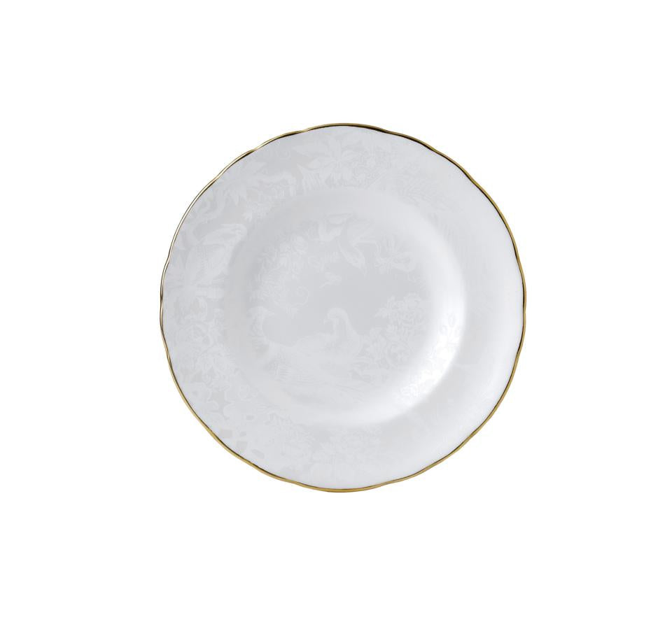 Royal Crown Derby Pearl Aves Bread & Butter Plate - Charles Mayer