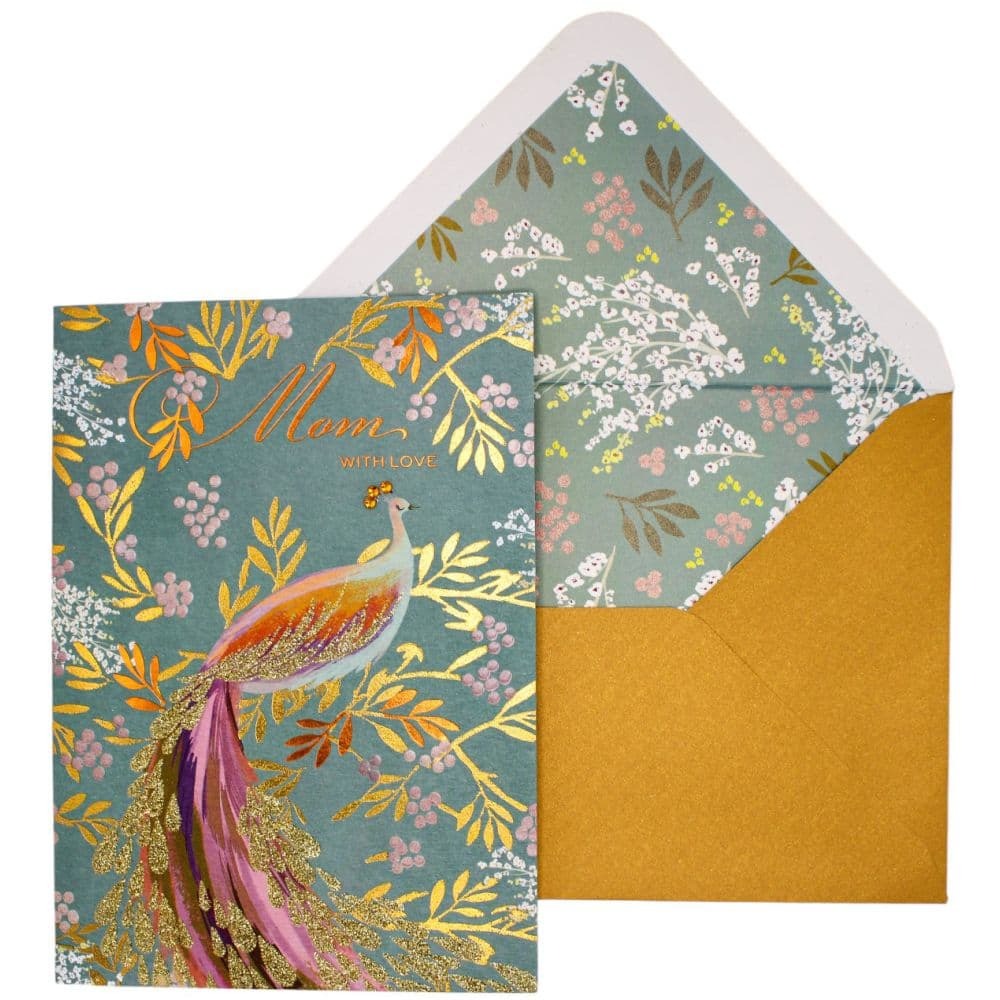 Niquea.D Peacock Mother's Day Card - Charles Mayer