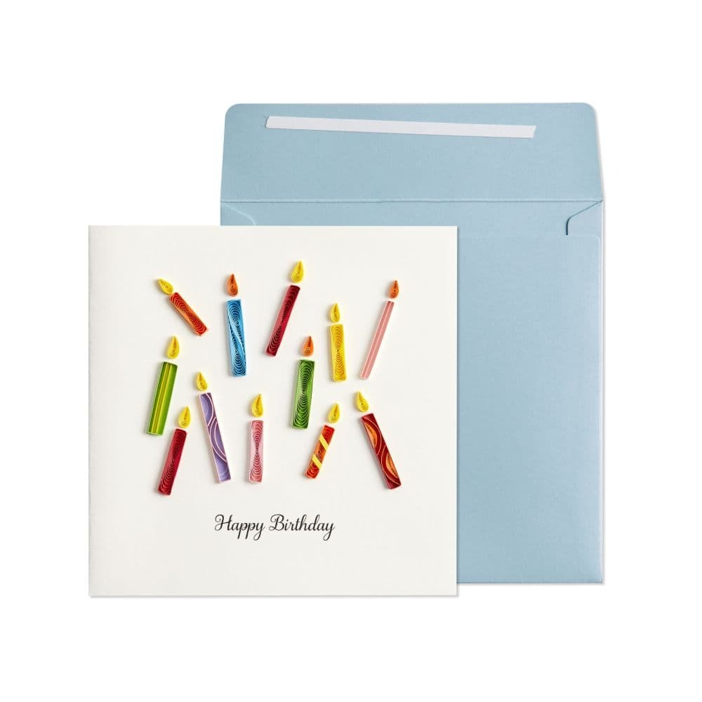 Niquea.D Quilled Candles Birthday Card - Charles Mayer