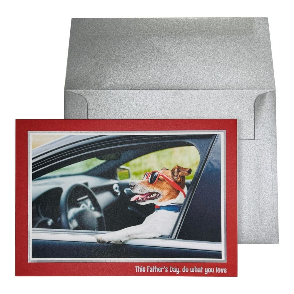 Niquea.D Driving Dog Father's Day Card - Charles Mayer