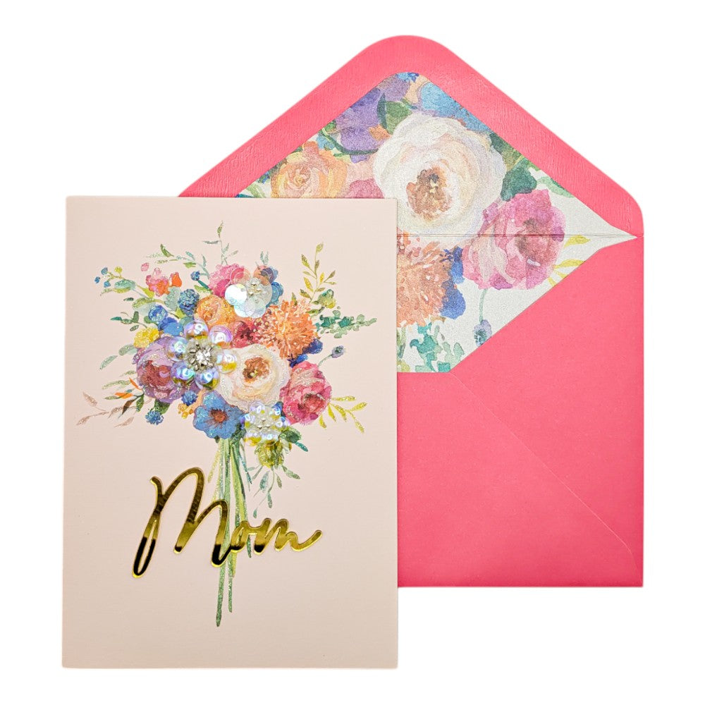 Niquea.D Acrylic Flowers Mother's Day Card - Charles Mayer