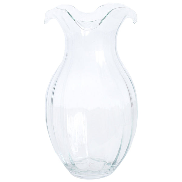 Vietri Clear Vertical Medium Vase - Charles Mayer