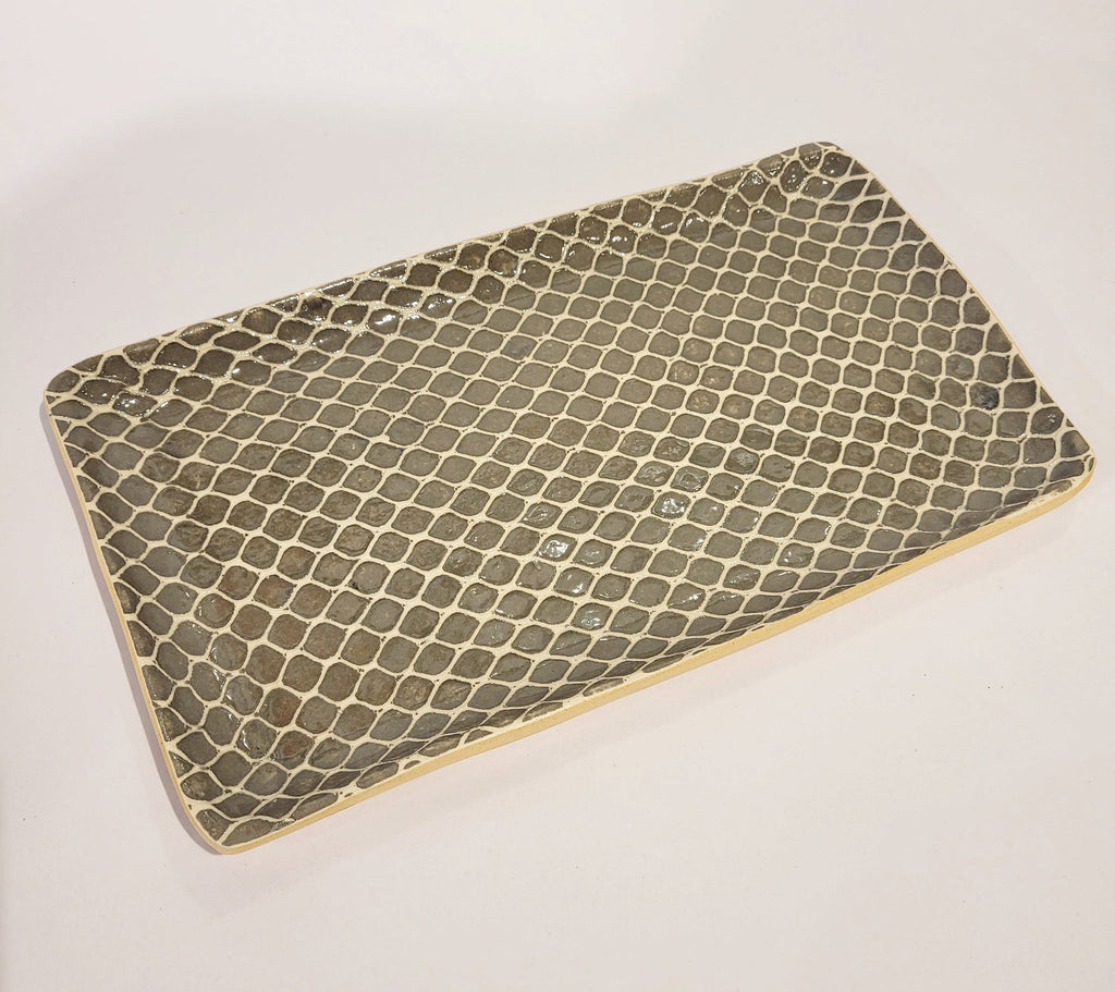Terrafirma Taj Charcoal Medium Party Platter - Charles Mayer