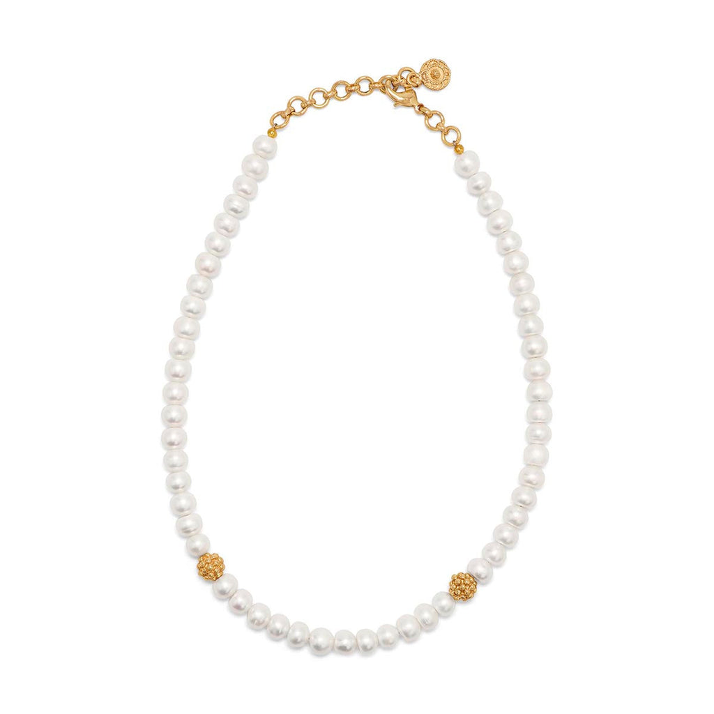 Capucine De Wulf Berry Pearl Single Strand Necklace - Charles Mayer