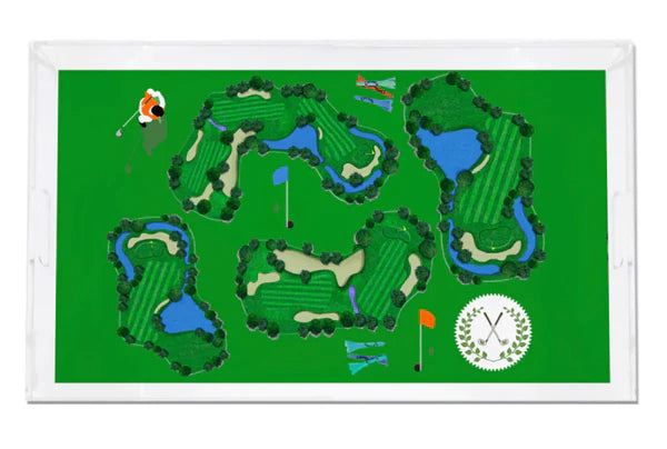 Nicolette Mayer Partee Medium Rectangle Acrylic Tray - Charles Mayer