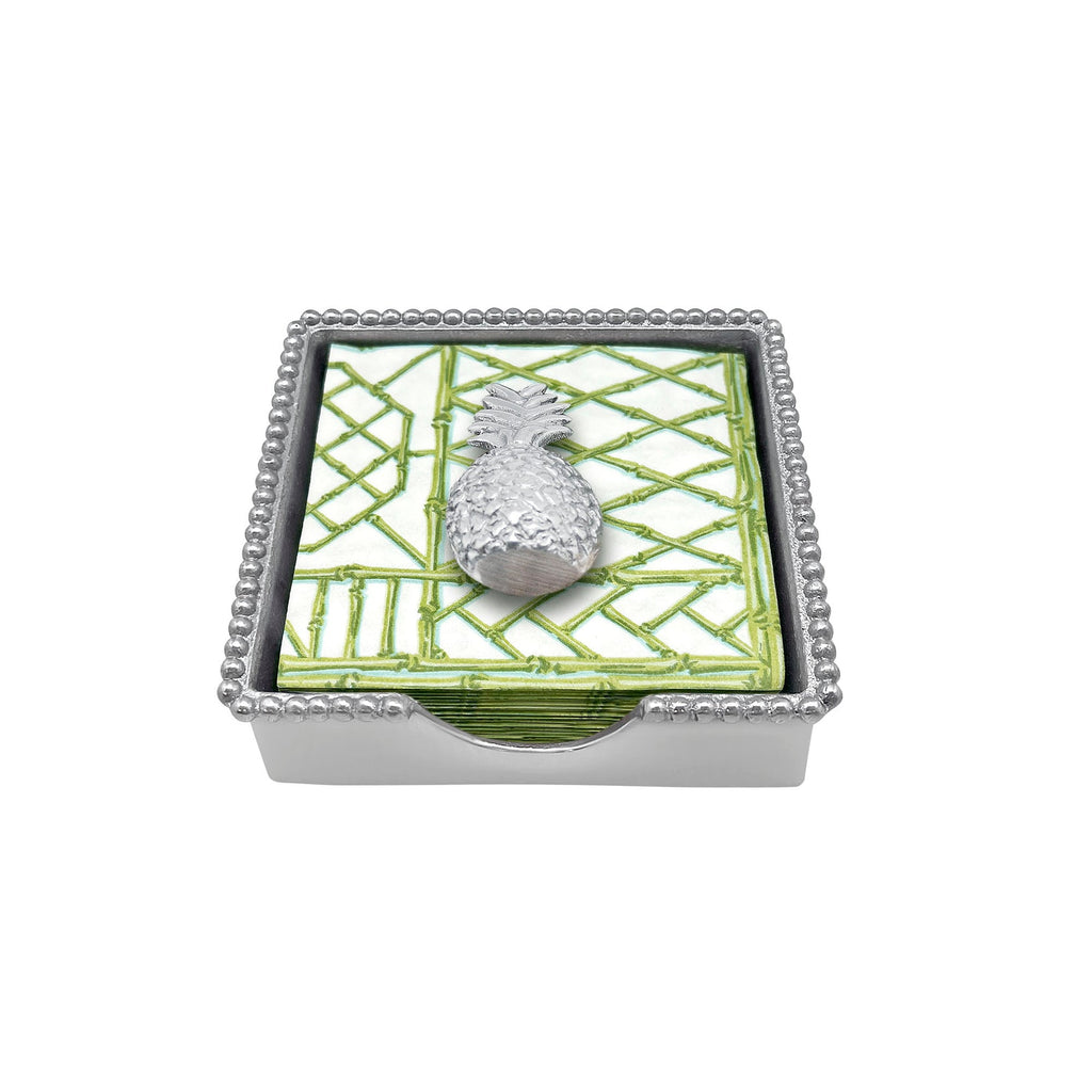 Mariposa Pineapple Napkin Box - Charles Mayer
