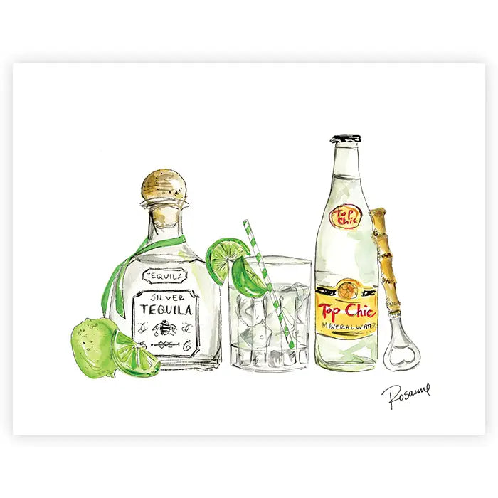 Rosanne Beck Make My Ranch Water a Double Kitchen Towel - Charles Mayer