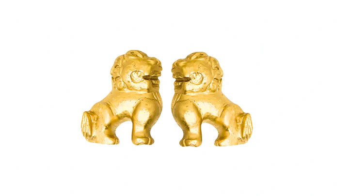 Southern Tribute Foo Dog Napkin Rings, Set of 2 - Charles Mayer