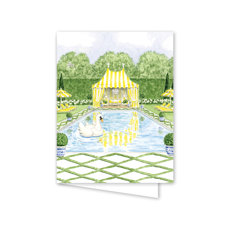Dogwood Hill - Poolside Cabana: Single Card - Charles Mayer