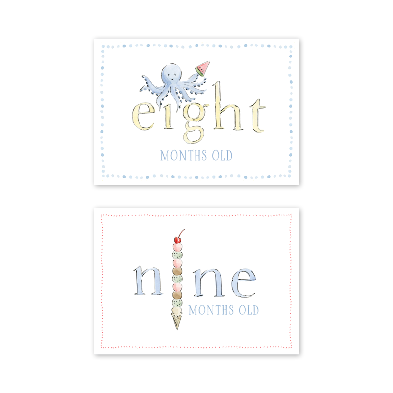 Dogwood Hill Zoo in the City Milestone Cards, Set of 15 - Charles Mayer