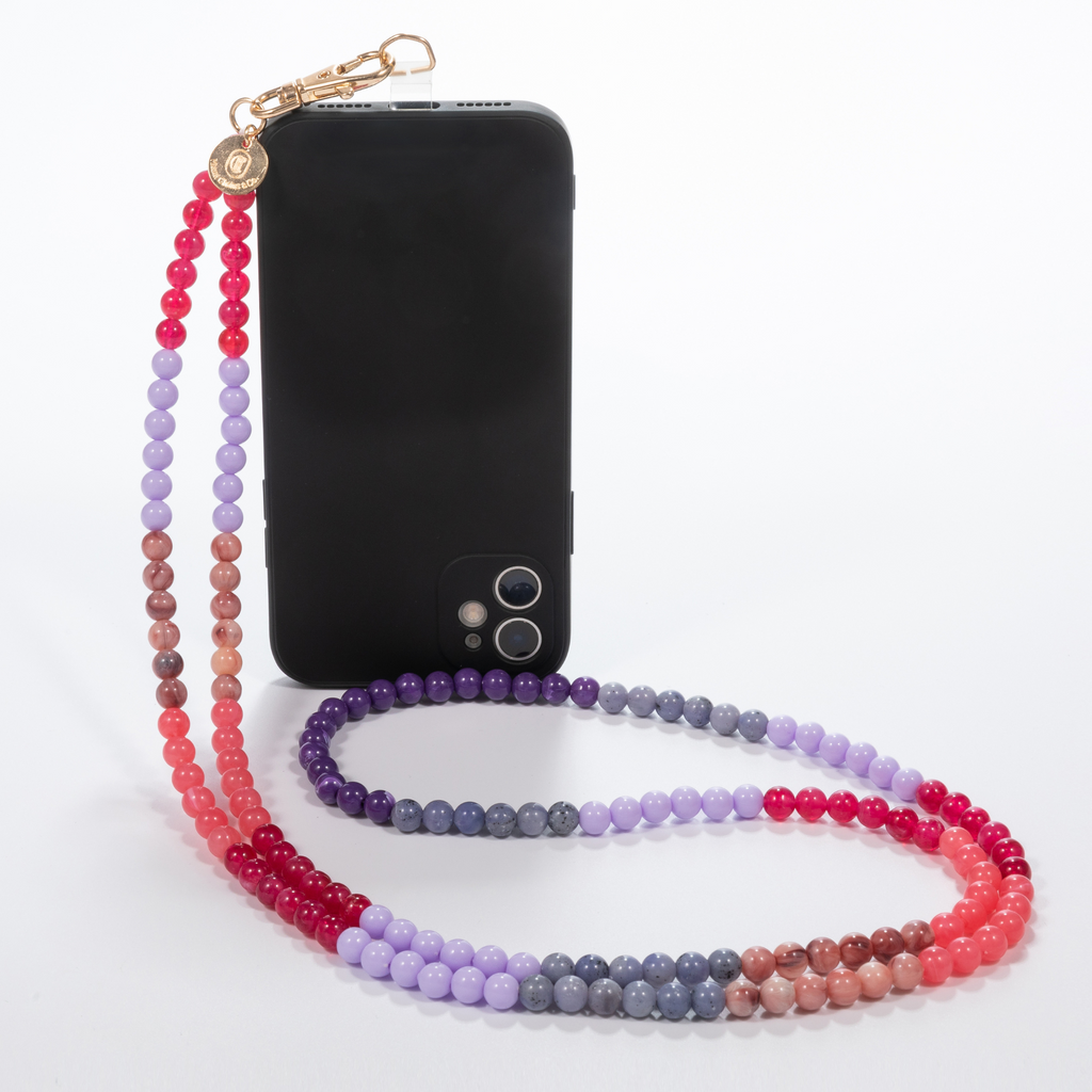Miami Chains Viva La Violet Crossbody Phone Chain - Charles Mayer