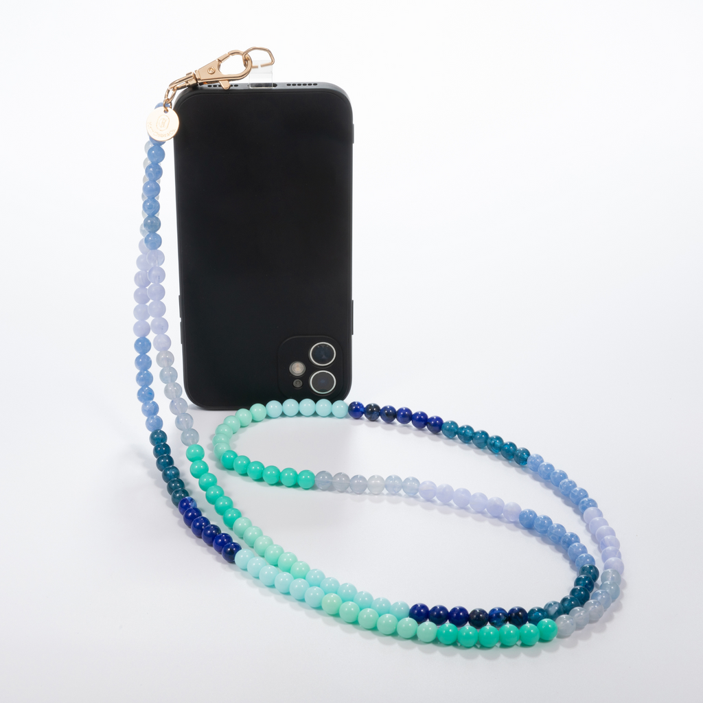Miami Chains Aqua Crossbody Phone Chain - Charles Mayer