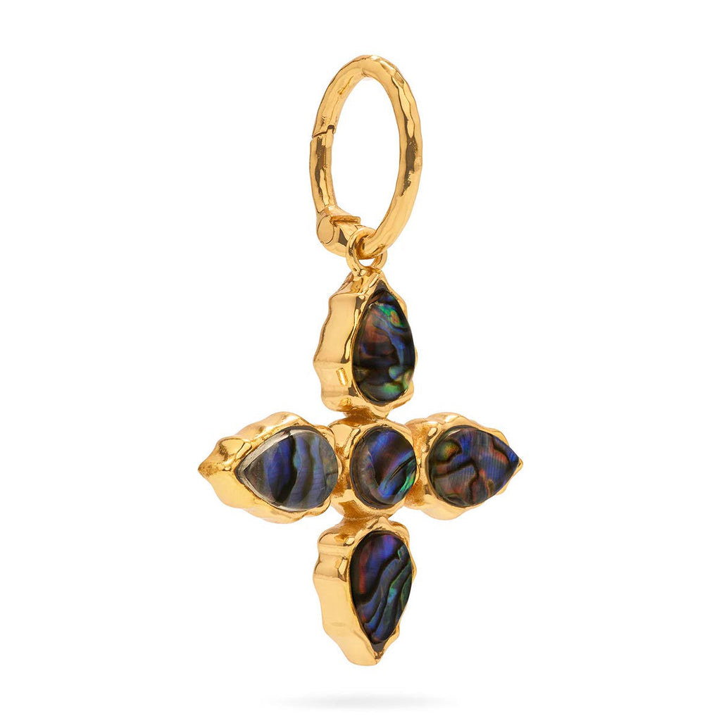 Capucine De Wulf Aurora Abalone / Mother of Pearl Reversible Pendant - Charles Mayer