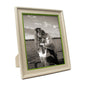 Monica Rich Kosann Cream Calfskin with Green Piping Frame - Charles Mayer