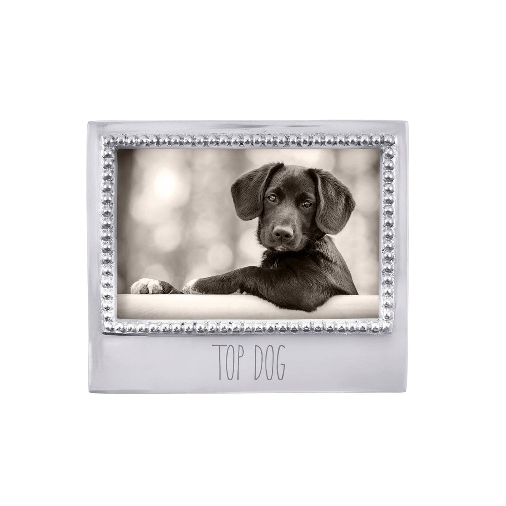 Mariposa Top Dog 4*6 Beaded Frame - Charles Mayer