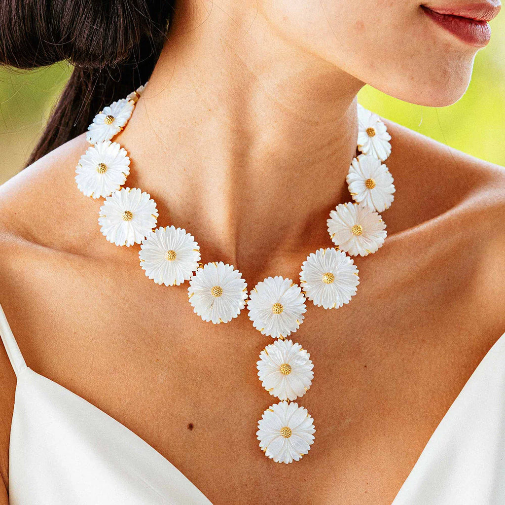 Capucine De Wulf Mermaid Garden Floral Convertible Necklace - Charles Mayer