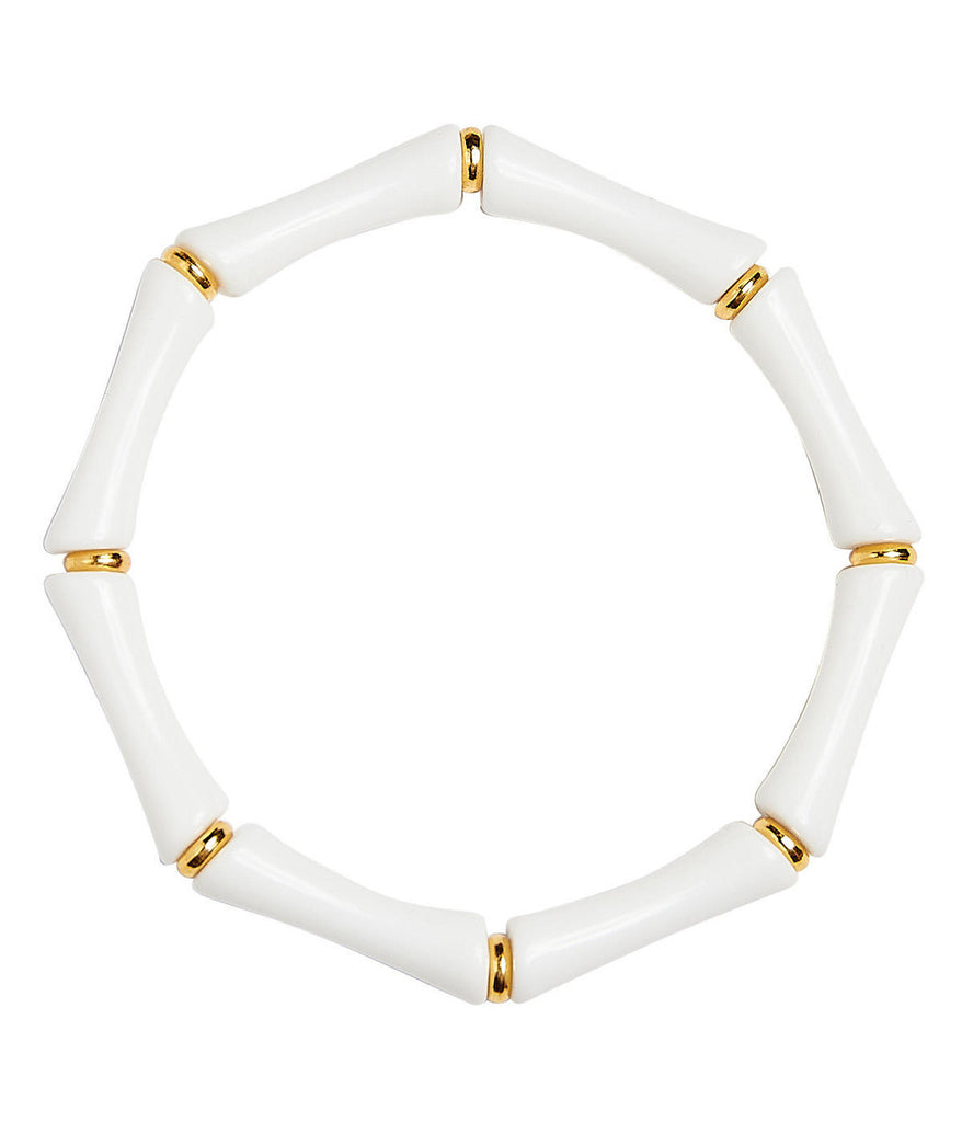 Lisi Lerch Lucy White Acrylic Bracelet - Charles Mayer