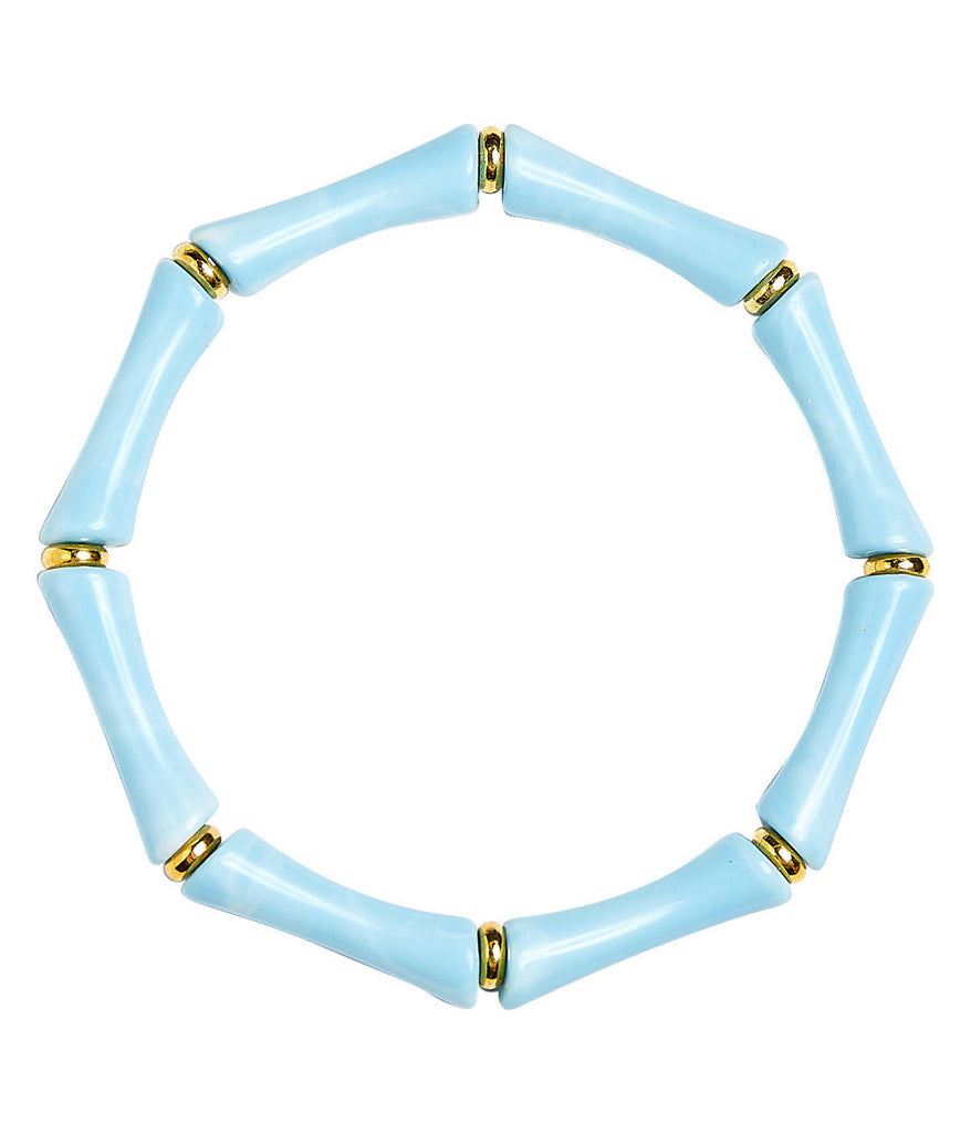Lisi Lerch Lucy Carolina Blue Acrylic Bracelet - Charles Mayer