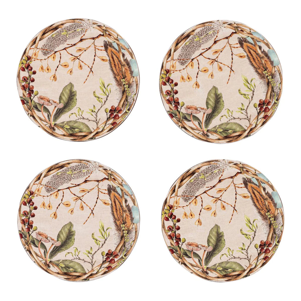 Juliska Forest Walk Coasters Set of 4 - Charles Mayer